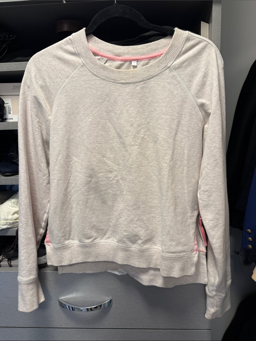 lululemon athletica Light Pink Crewneck Sweatshirt